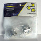 Soporte Cortinero 3/4" Lateral (PAR) Aluminio Sufein - GASKA