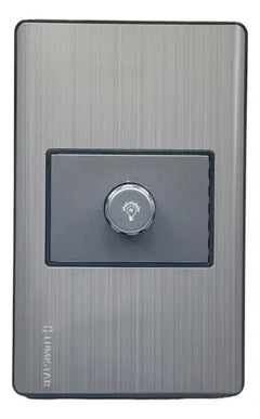Dimmer Sencillo Elite Plata Lumistar