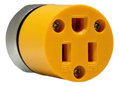 Toma Aerea Con Tierra Metal/abs 15amp 110-130v Lumistar