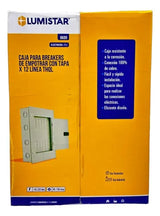 Tablero de embutir 12 lineas c/tapa THQL 20-100AMP Lumistar