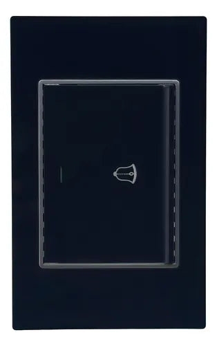 Pulsador De Timbre Elite Negro Lumistar - GASKA
