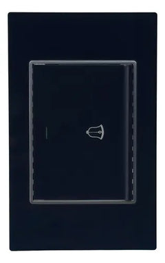 Pulsador De Timbre Elite Negro Lumistar