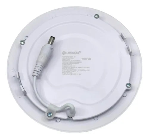 Panel Led Redondo Plano Lumistar 9w Para Empotrar