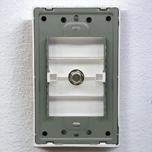 Toma Coaxial Para Empotrar Elite Blanco Lumistar - GASKA
