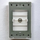 Toma Coaxial Para Empotrar Elite Blanco Lumistar - GASKA