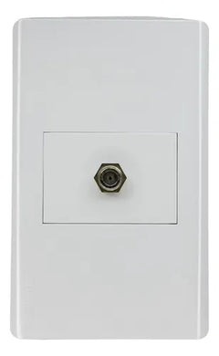 Toma Coaxial Para Empotrar Elite Blanco Lumistar