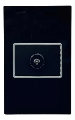 Dimmer Sencillo Elite Negro Lumistar
