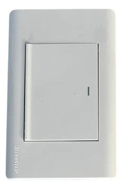 Interruptor Sencillo Elite 3 WAY P/Empotrar Blanco 127-250V 16AMP Lumistar