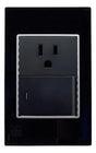 Toma Interruptor 3 Way Lumistar Linea Elite Negro - GASKA