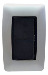 Interruptor Sencillo Moderna Plata 10AMP Lumistar