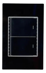Interruptor Doble Elite Negro 3 Way Lumistar - GASKA