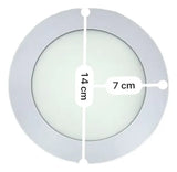 Panel Led Redondo Plano Lumistar 9w Para Empotrar