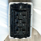 Interruptor Triple Moderna 3way Plata Lumistar - GASKA