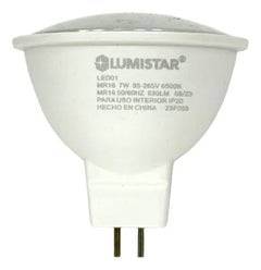 Bombillo Led MR16 Bipin 7w 110-220v 6500k Luz Blanca Lumistar