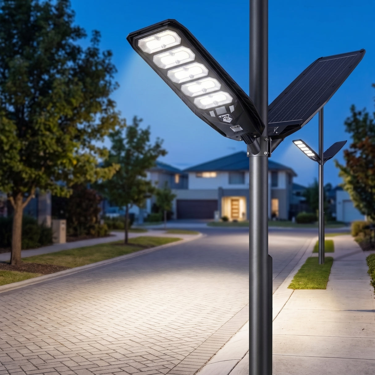 Reflector De Alumbrado Público Led Panel Solar 240w Fox