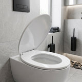 Asiento Tapa De Poceta Redonda 17 Pulgadas Blanca Griven