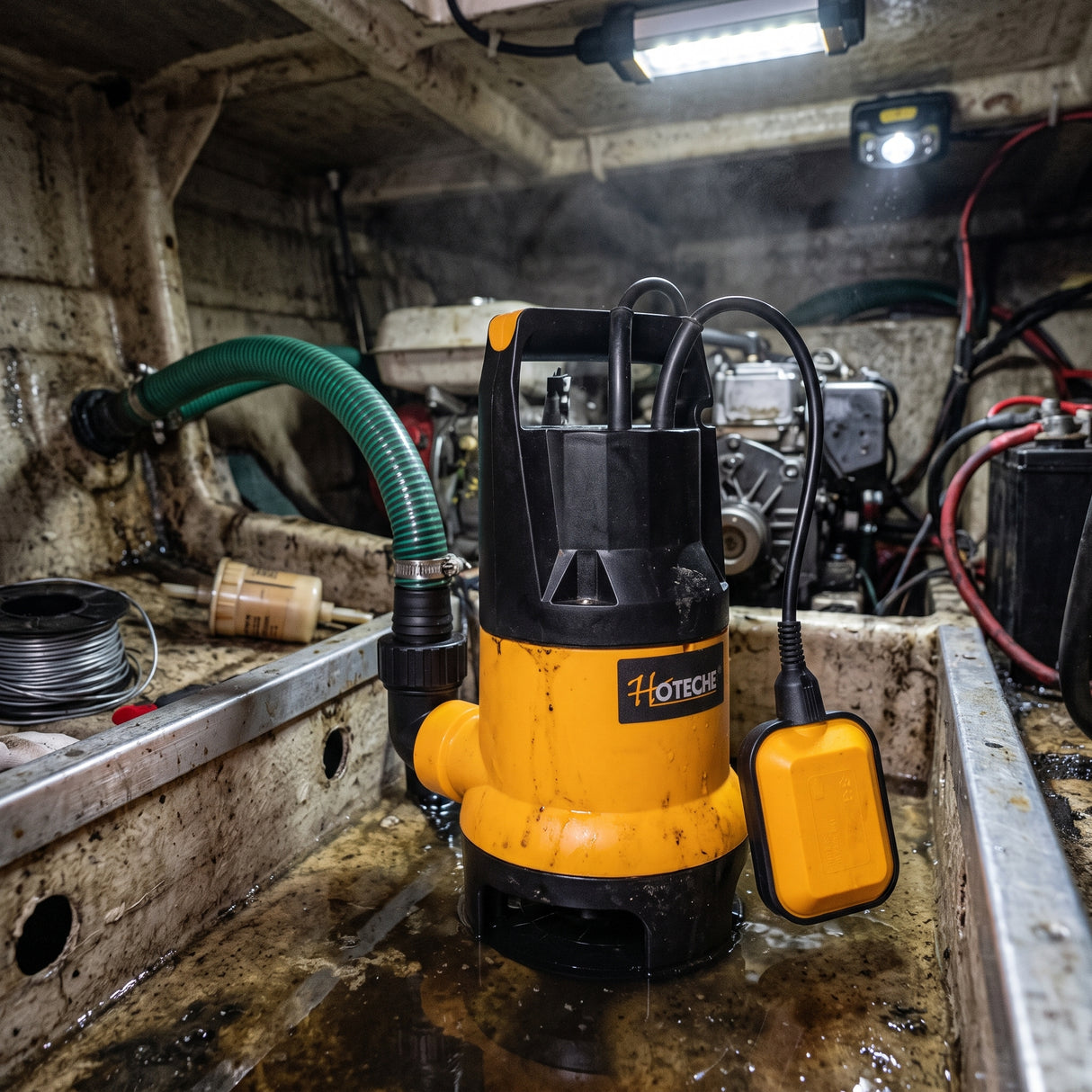 Bomba De Achique Sumergible 400w Hoteche
