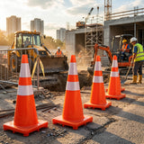 Cono Seguridad Vial 35 Pulgadas 90cm Exxel