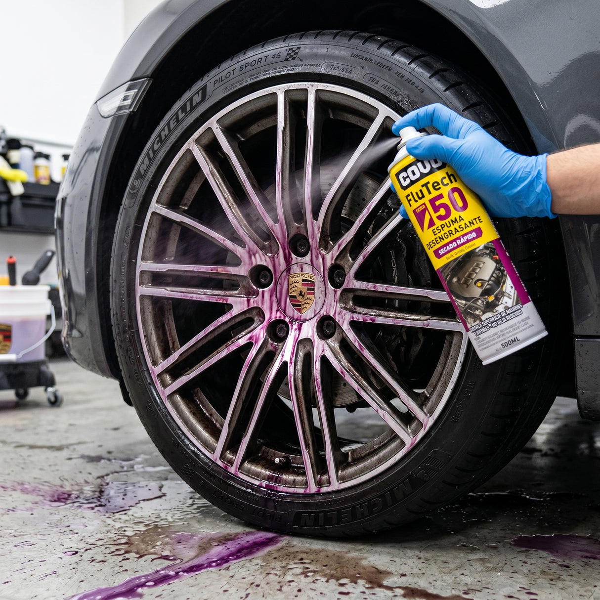 Spray Limpiador Grasa Motor Espuma 500ml Covo