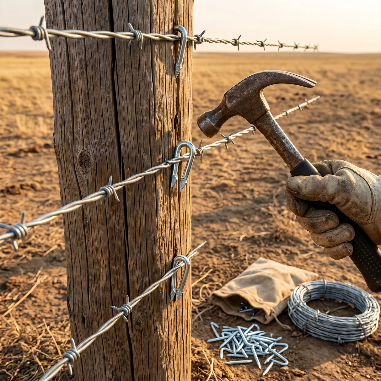 Grapas Para Alambre De Púas Bulto De 1kg Exxel