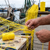 Hilo Guaral Tejer Nylon Pesca Cordel Amarillo Exxel