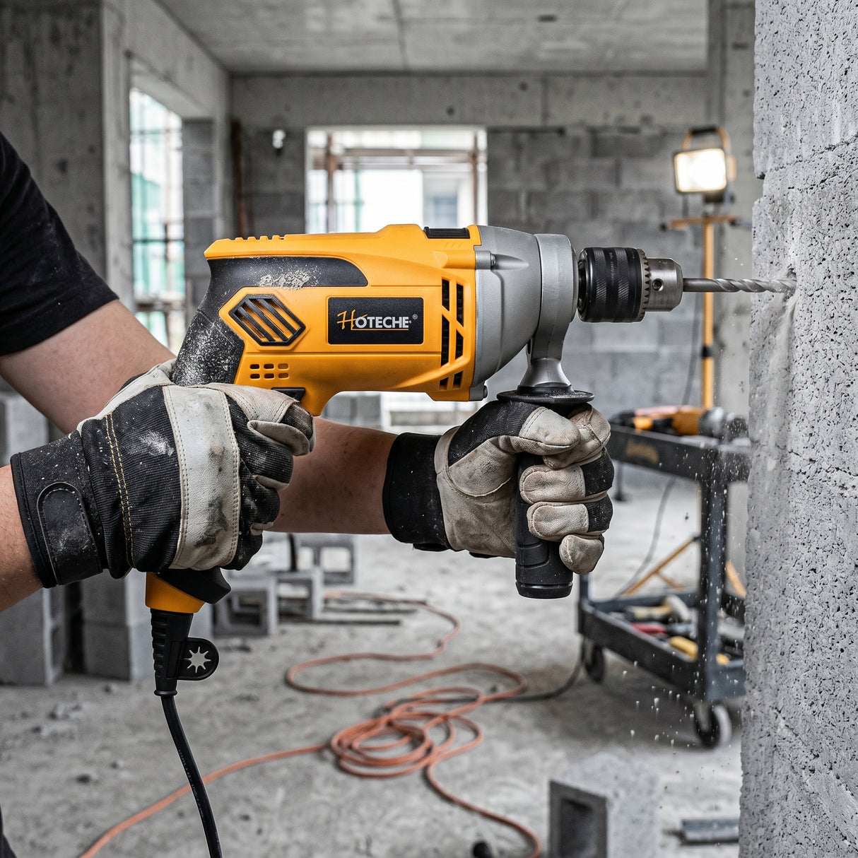 Taladro De Impacto Percutor 1050W 1/2 Pulgada Hoteche