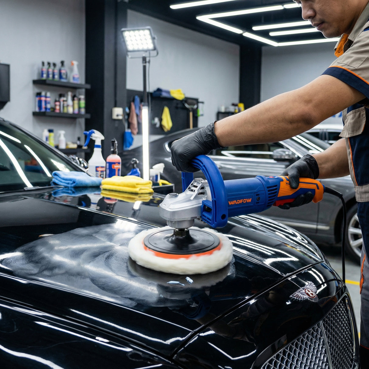 Pulidora Rotativa Para Automóvil 7 Velocidades Wadfow