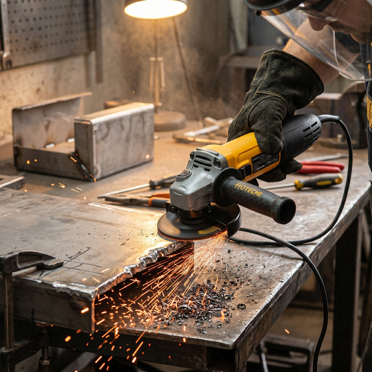 Esmeril Angular De 4-1/2 115mm 750w Amoladora Hoteche