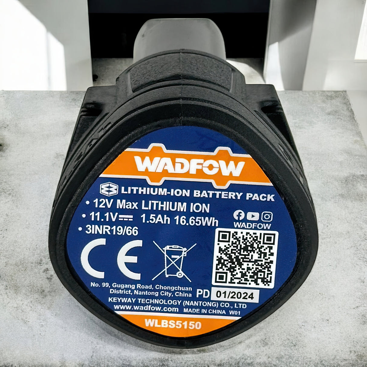 Taladro Inalambrico 12V (TIPO C) 20NM Wadfow