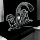 Griferia De Lavamanos 4" Doble Cuello Corto Cisne Calafate Faguax