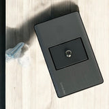 Toma Coaxial Elite Plata Lumistar