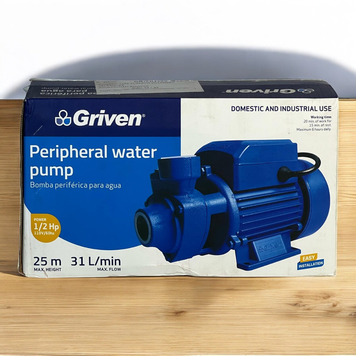 BOMBA 1/2" PERIF GRIVEN