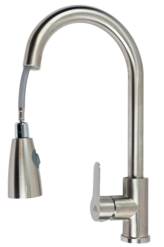 Llave Grifo Fregadero De Lujo Extensible Metales Aleados - GASKA