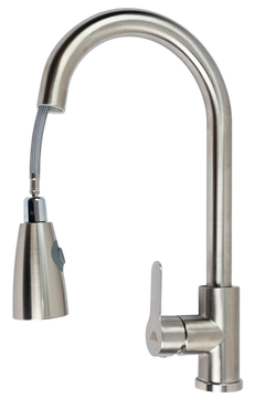 Llave Grifo Fregadero De Lujo Extensible Metales Aleados