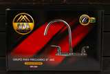 Grifo Llave Cuello Cisne Lavaplatos Fregadero Inoxidable