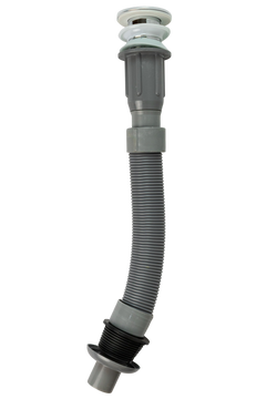 Sifón Extensible 1/4 Con Desagüe Lavamanos Metales Aleados