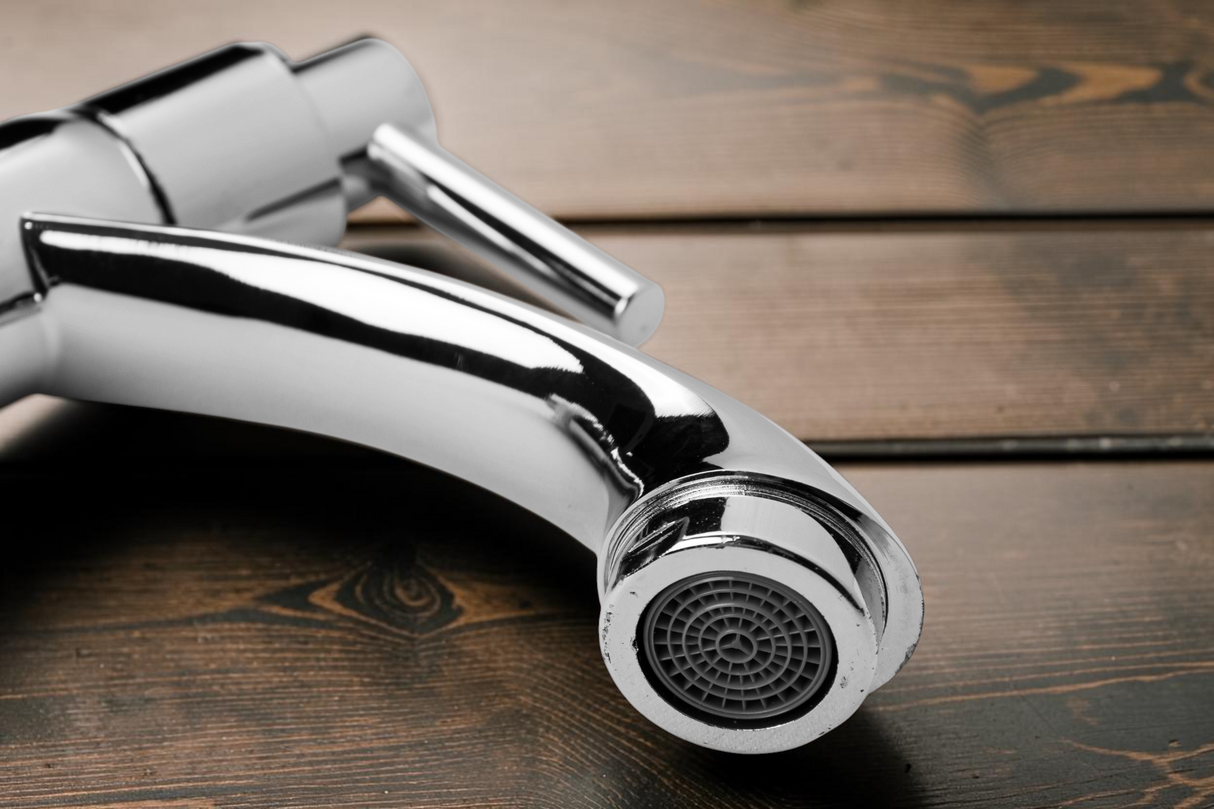 Llave Para Lavamanos Pomo Aleta Acero Metales Aleados