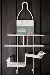 Estante Para Ducha Baño Ventana Sencilla Metales Aleados - GASKA