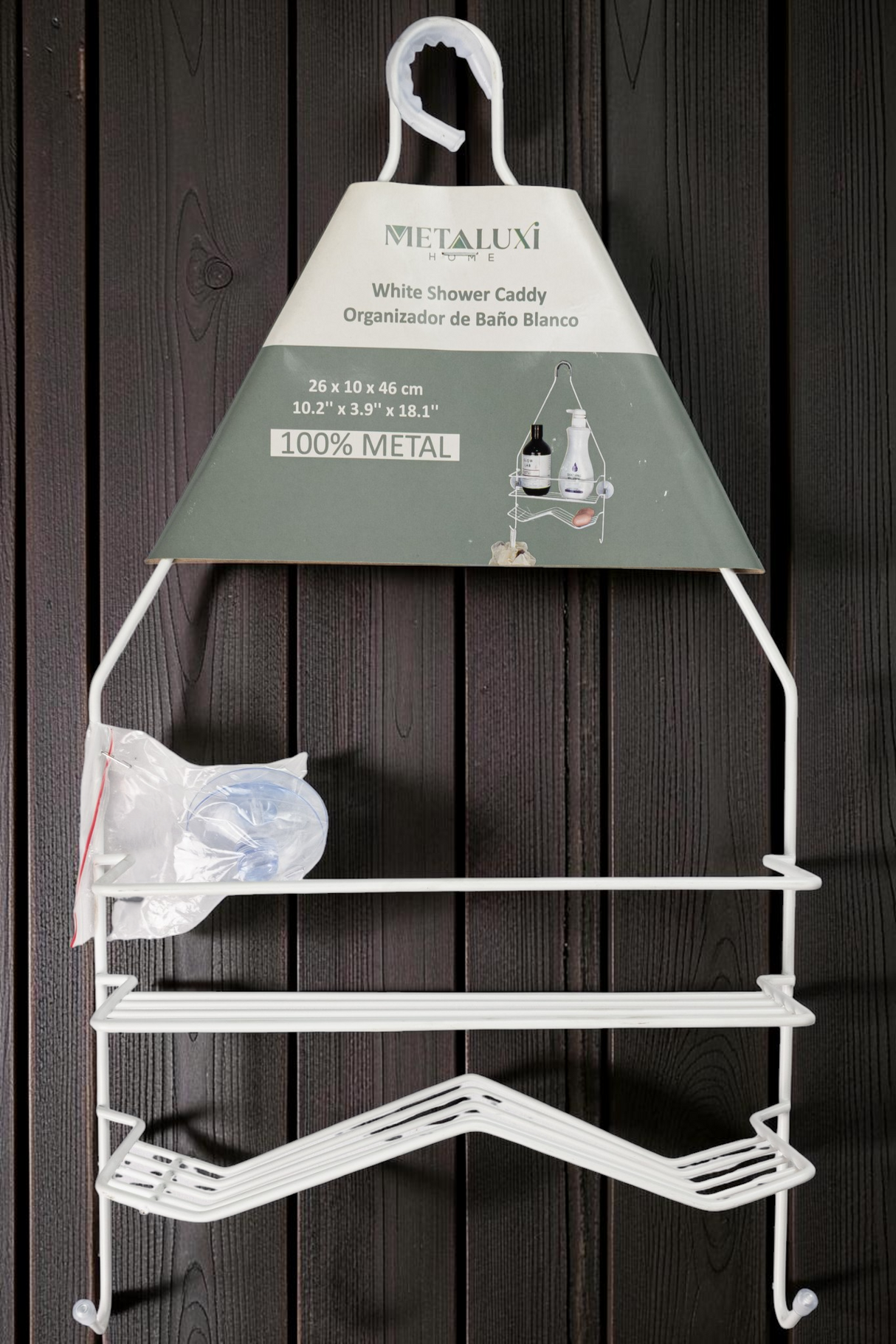 Estante Para Ducha Baño Ventana Triangular Metales Aleados