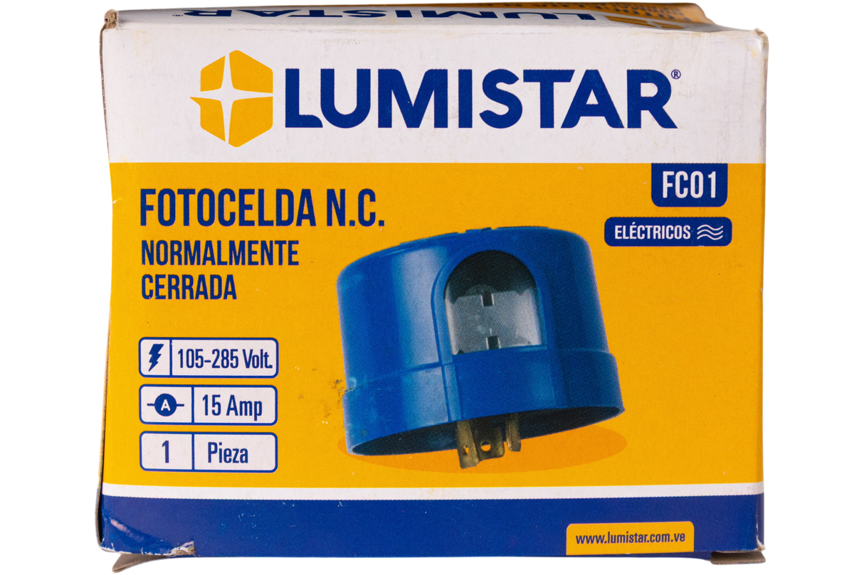 Fotocélula Fotocelda 105-285v 15amp LUMISTAR
