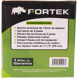 Cerradura Cuadrada De Sobreponer FORTEK