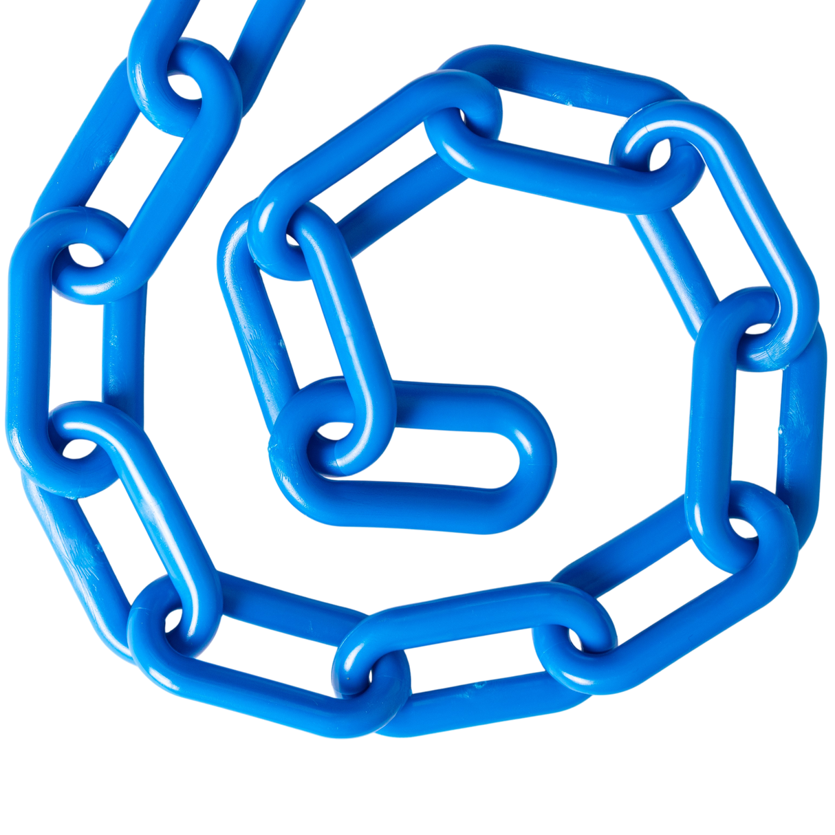 Cadena Plastica Azúl 8 Mm X 25 Mts Exxel