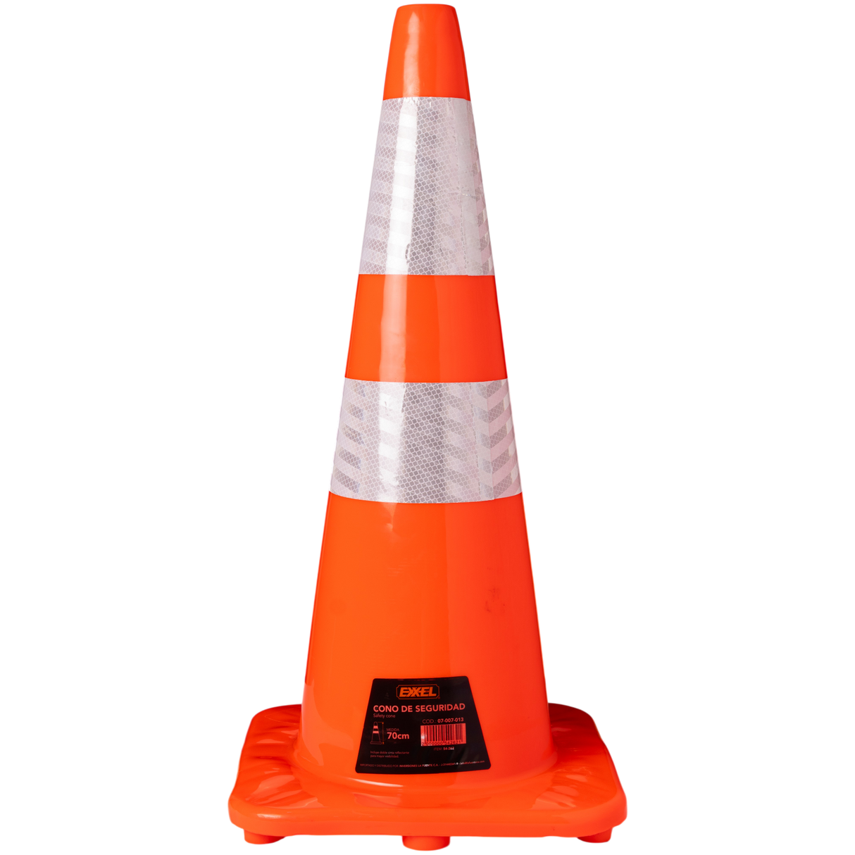 Cono Seguridad Vial 28 Pulgadas 70cm Exxel