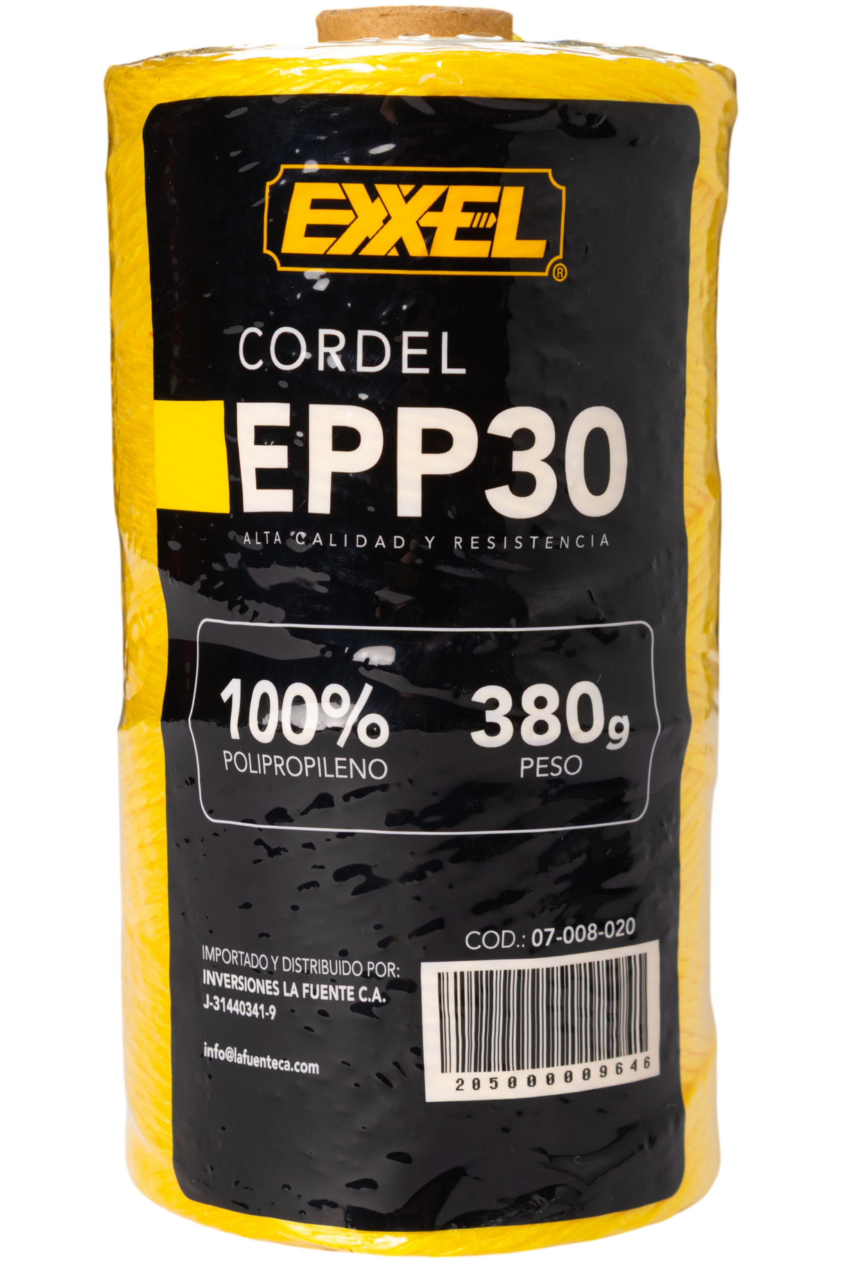 Hilo Guaral Tejer Nylon Pesca Cordel Amarillo Exxel