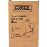 Gato Hidráulico De Botella 3 Toneladas Exxel