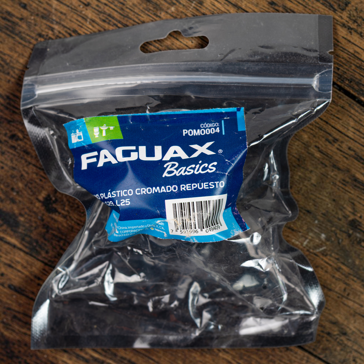 Pomo Manilla Para Ducha Metálica Brillante Faguax