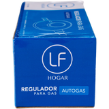 Regulador Válvula De Gas Con Rosca Para Bombonas Plateado Lf