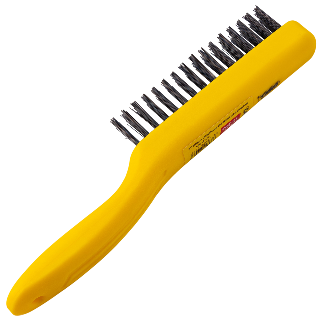 Cepillo Alambre Acero Inoxidable Mango Plástico 3x16 Exxel