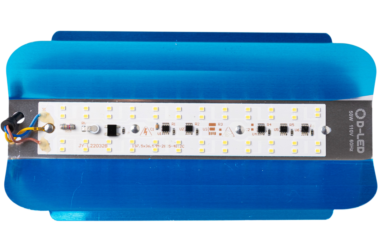Reflector Led 50w Ultra Liviana Lámpara Bombillo Fría Exxel