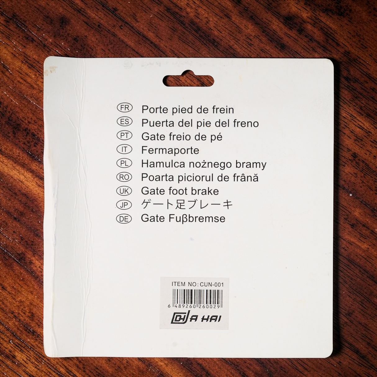 Cuña Plástica Tope Tranca Puerta Goma Freno Sujetador Dahai